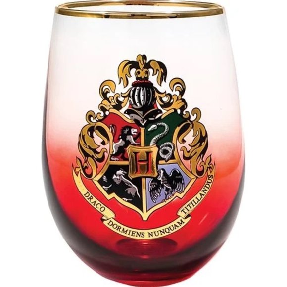 Harry Potter Hogwarts Crest 20 oz. Glass - Picture 1 of 5